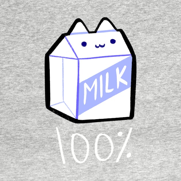 Milk Carton Cat by giraffalope